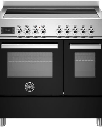 Bertazzoni Pro95i2enet Professional Induktionskomfur Med Dobbeltovn  90 Cm  Sort