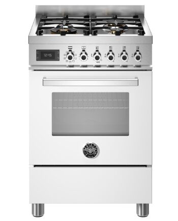 Bertazzoni Pro64l1ebit Professional Gaskomfur Med Ovn  60 Cm  Hvid