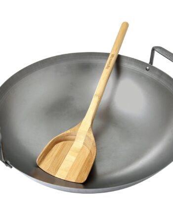 Big Green Egg Wokpande Med Palet   Bambus