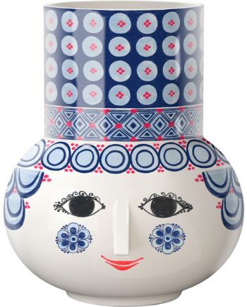 Bjørn Wiinblad Olga Vase 20 Cm  Blå