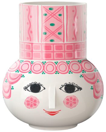Bjørn Wiinblad Olga Vase 15 Cm  Rosa