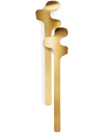 Born In Sweden Leaf Salatsæt  Rustfrit Stål Pvd  Guld