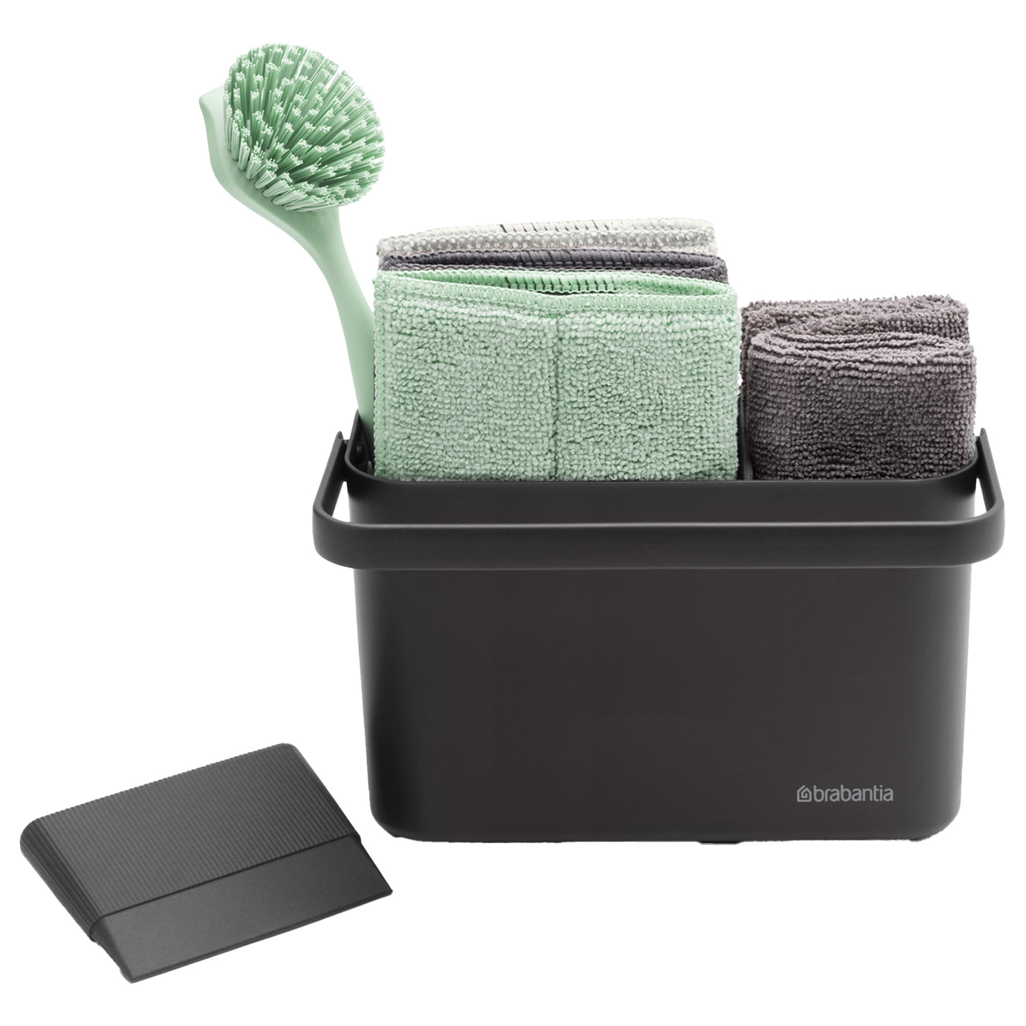 Brabantia Sinkside Rengøringssæt  Mørkegrå