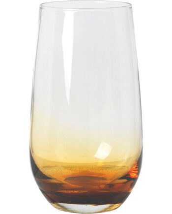 Broste 55 Cl  Amber Mundblæst Drikkeglas