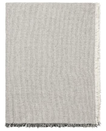 Broste Elouise Dug 200   160 Cm  Black Offwhite