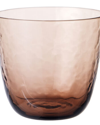 Broste Hamret Drikkeglas  Brun