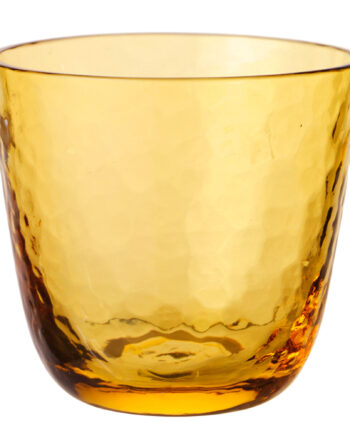 Broste Hamret Drikkeglas  Gul