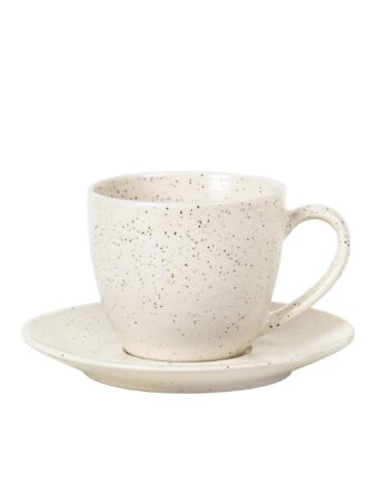 Broste Nordic Vanilla Kaffekop Med Underkop 15 Cl