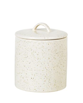 Broste Nordic Vanilla Krukke Med Låg 12 Cm