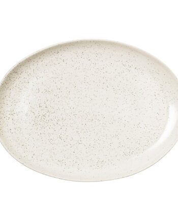 Broste Nordic Vanilla Oval Tallerken 35     26   Cm