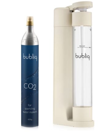 Bubliq Sodavandsmaskine Inkl  Kulsyrepatron  Beige