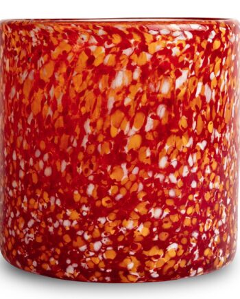 Byon Calore Fyrfadsstage Medium  Rød Orange