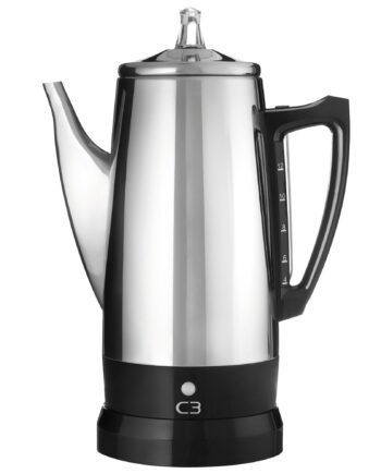 C3 Original Perkolator 12 Kopper  Rustfrit Stål