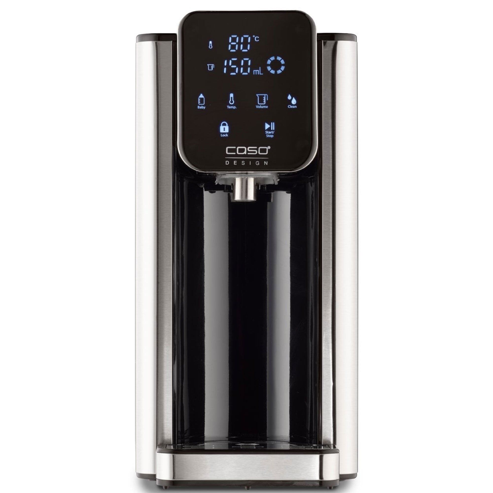 Caso Hw660 Varmtvandsdispenser     Liter  Stål Sort