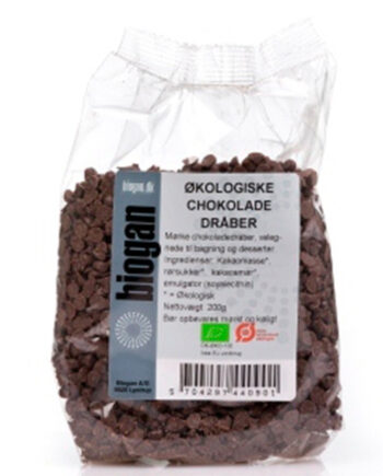 Chokoladedråber økologisk Og Glutenfri