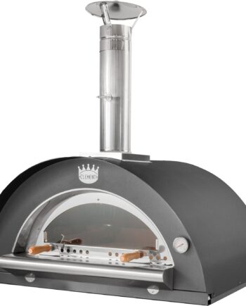 Clementi Forni Family Brændefyret Pizzaovn 80x60 Cm  Antracit