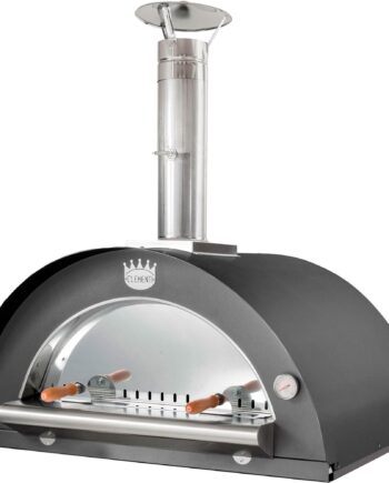 Clementi Forni Family Brændefyret Pizzaovn 60x60 Cm Antracit