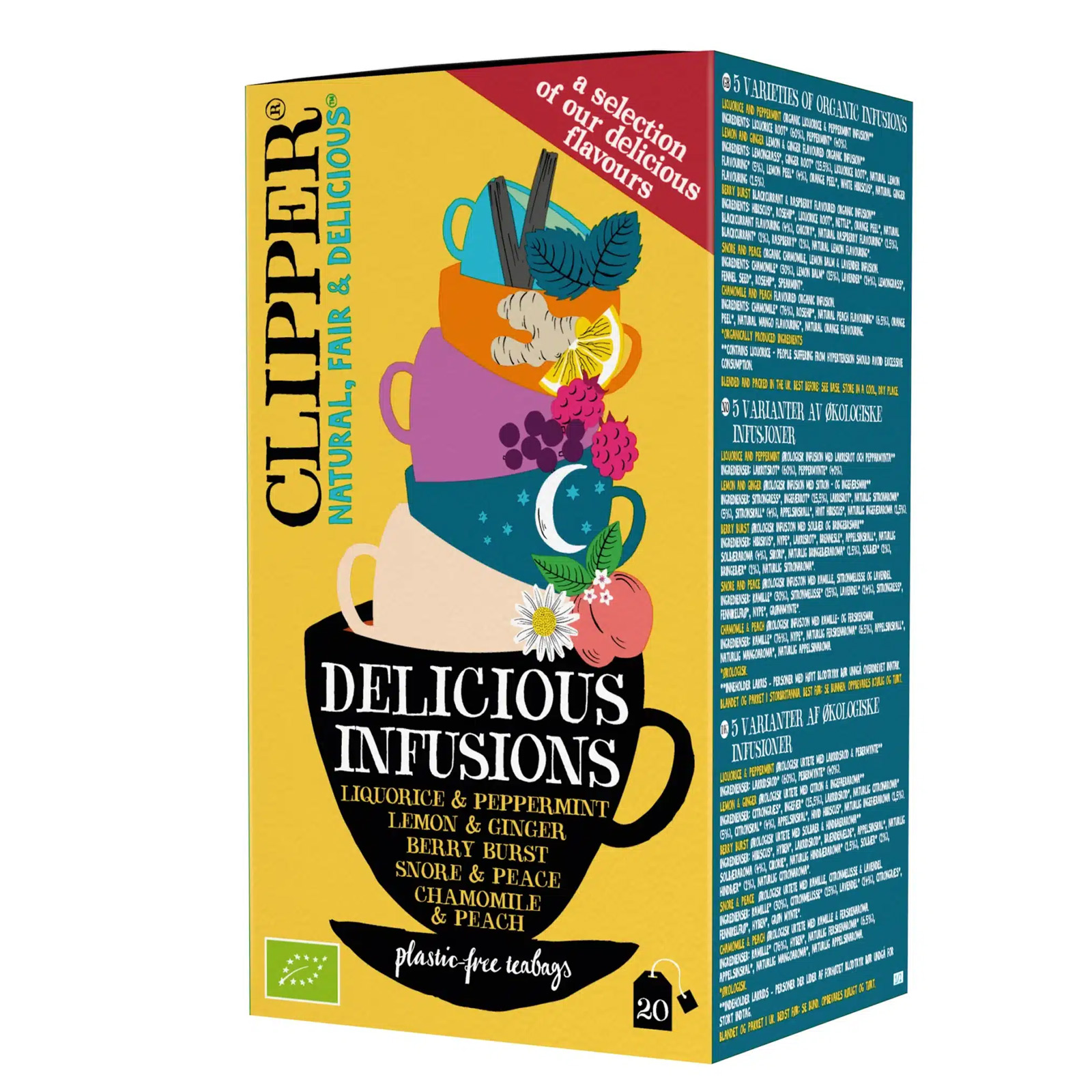 Clipper Te Variety Sampak økologisk