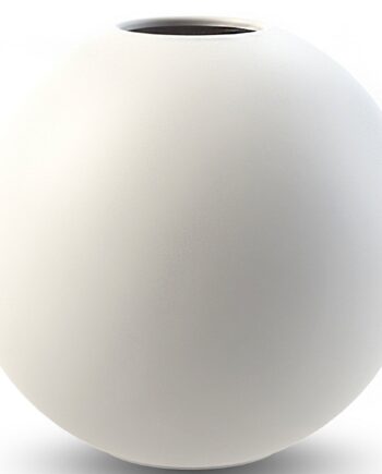 Cooee Design Ball Vase  10 Cm  White