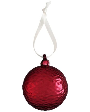 Cooee Design Gry Juletræskugler   Cm  Deep Red