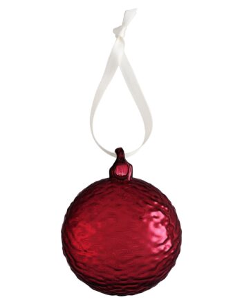 Cooee Design Gry Juletræskugler   Cm  Deep Red