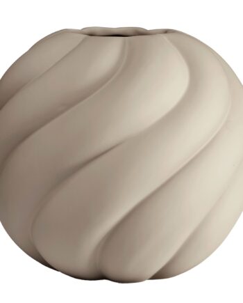 Cooee Design Twist Ball Vase 20 Cm  Sand