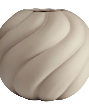 Cooee Design Twist Ball Vase 12 Cm  Sand