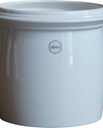 Dbkd Kruset Krukke  Small  Shiny White