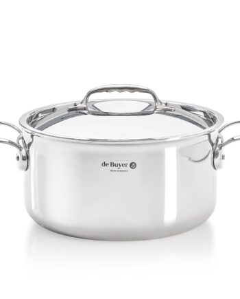 De Buyer Affinity Gryde Med Låg 24 Cm