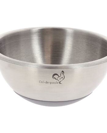 De Buyer Skål Rustfrit Stål Silikone 20 Cm   1l