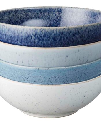 Denby Studio Blue Dybe Skåle  Sæt    Stk  17 Cm