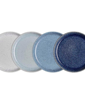Denby Studio Blue Tallerkener  21 Cm   -pack