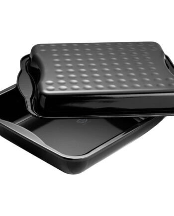 Dr Oetker    Ovnform Med Låg 40 Cm  Sort