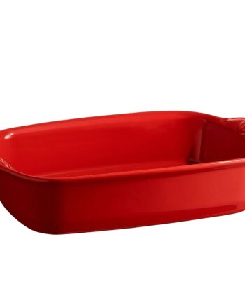 Emile Henry Rektangulær Ovnfast Form       55 Liter  Rød