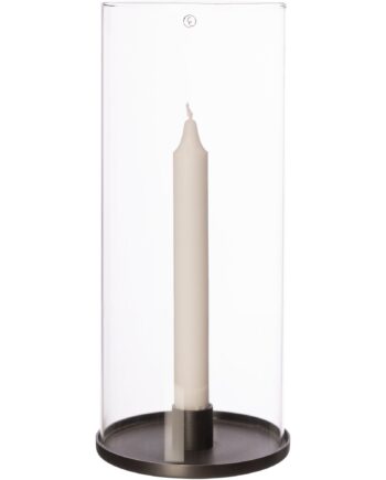 Ernst Glaslanterne  Sort Aluminium