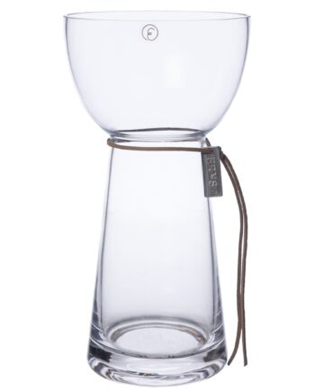 Ernst Løgvase 19 Cm  Glas