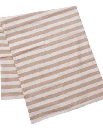 Ernst Stribet Dug 145x300 Cm  Beige Hvid