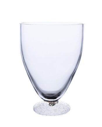 Ernst Vase Med Boblet Fod  Klar