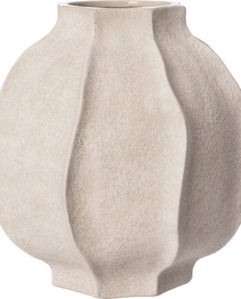 Ernst Vase Stentøj 18 Cm  Naturhvidt
