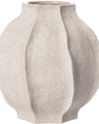 Ernst Vase Stentøj 24 Cm  Naturhvidt