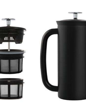 Espro P7 Stempelkande Sort Stål   Liter