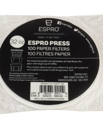 Espro 100 Stk  Papirfiltre Til     Liter