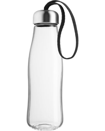 Eva Solo Drikkeflaske Glas     Liter  Sort