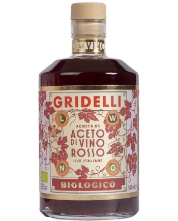 Fratelli Gridelli Aceto Di Vino Rosso økologisk Rødvinseddike 500 Ml