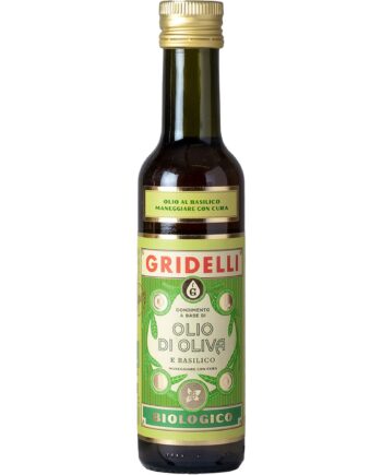Fratelli Gridelli Olio Di Oliva   Basilico Olivenolie Med Basilikum 250 Ml