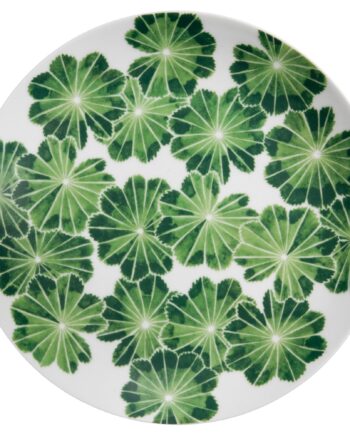 Götefors Porslin Daggkåpa Asiet  21 Cm  Grøn