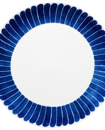 Götefors Porslin Selma Tallerken  24 Cm  Blå Bort