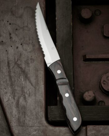 Gense Old Farmer Classic Steakkniv     Dele  Træ Stål