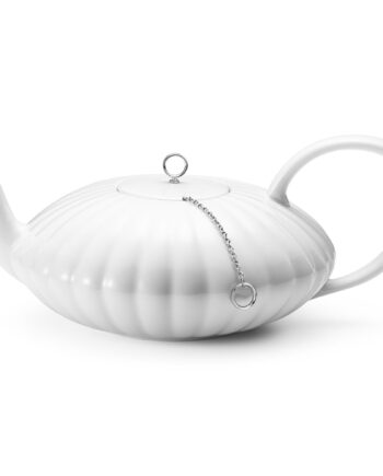 Georg Jensen Bernadotte Tekande  Porcelæn Og Rustfrit Stål
