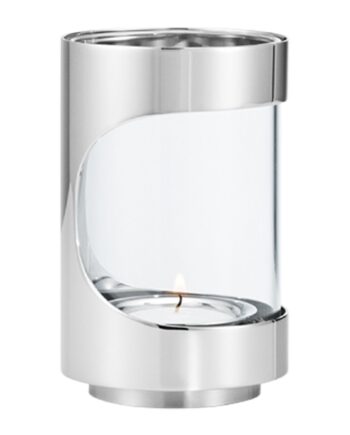 Georg Jensen Chrome Contours Fyrfadsstage 12 Cm